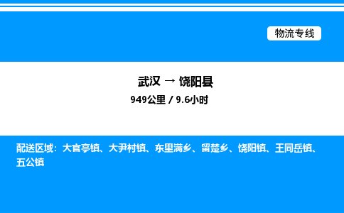 武漢到饒陽縣物流專線-武漢至饒陽縣貨運(yùn)公司