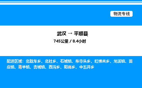 武漢到平順縣物流專(zhuān)線(xiàn)-武漢至平順縣貨運(yùn)公司